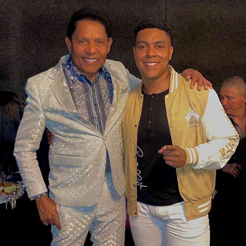 Jesús González con Felipe Peláez