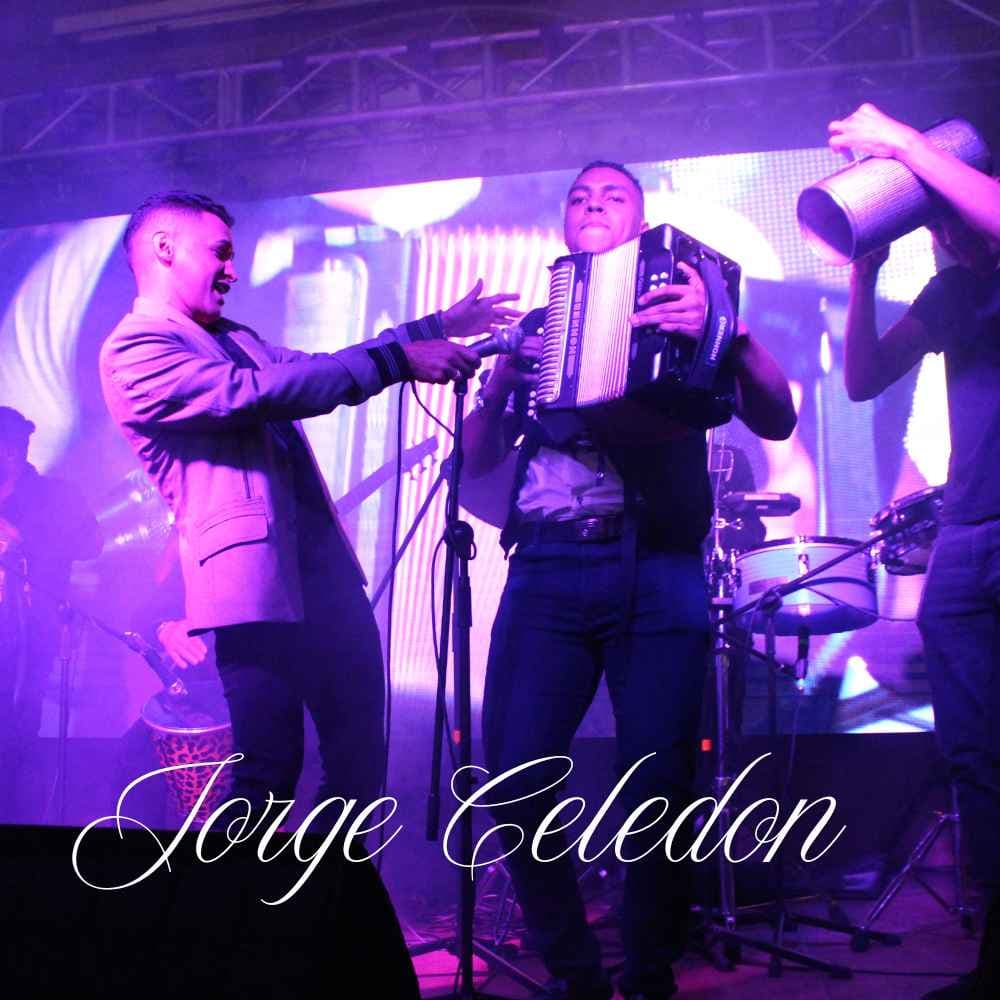Jesús González con Jorge Celedón